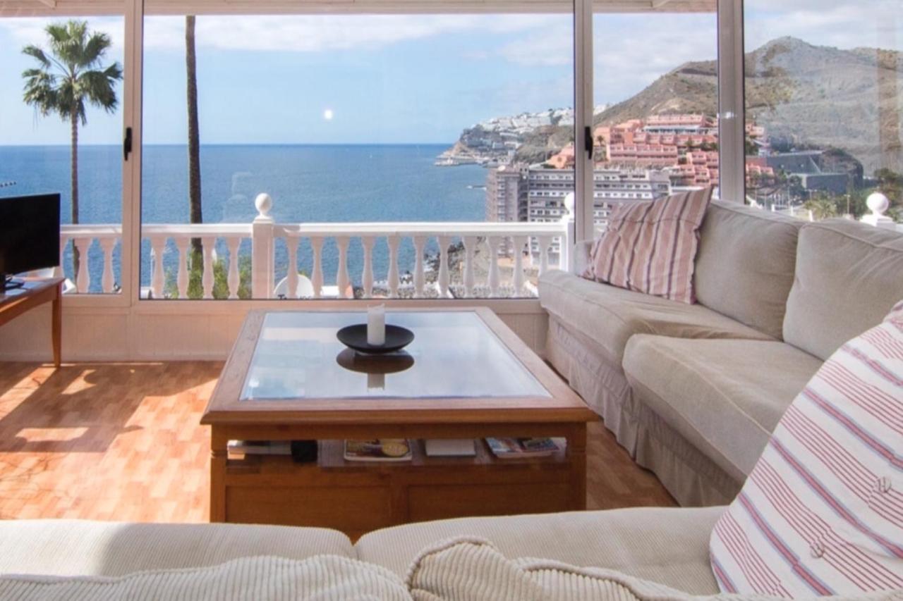 فيلا Sunset Balcony With Ocean Views Mogán المظهر الخارجي الصورة